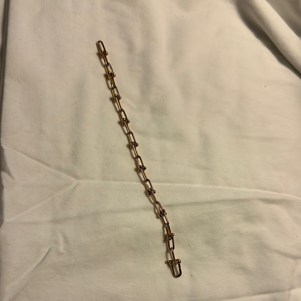 21k Gold Chain Link Bracelet